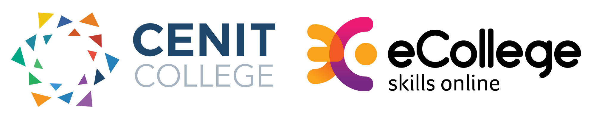 Cenit College and eCollege Logo